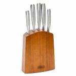 Unique Design Bamboo Kitchen Knife Set With Block FDA SGS Certificate for sale