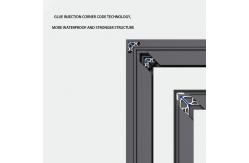 China Black Aluminium Casement Windows Heat Insulation Sound Proof Customized supplier