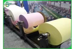 China 50g White blue Pink 3 Part Carbonless Paper For Making Invoice Pad supplier