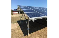 China Foldable 20KW 30kw Ground Mount Solar Racking System Solar Mounting Bracket supplier