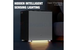 China Detachable Shelf Smart Safe Box with USB & Type-C Charging, Suitable for Bedroom Storage Cabinet supplier
