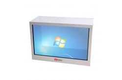 China 21.5 Inch Transparent LCD Touch Screen , Advertising Transparent Display Showcase supplier