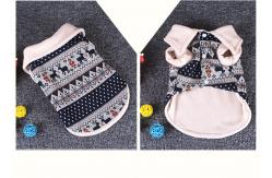 China 35cm Sleeveless Soft Plush Dog Christmas Coat supplier