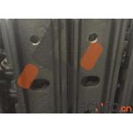 Black Mini For CAT Tracks / Kubota Excavator Tracks With 300mm Track Shoe for sale