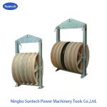 40KN Bundled Conductor Stringing Blocks MC Nylon Sheave for sale