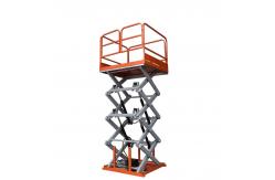China 2T Double Scissor Lift Stationary Hydraulic Scissor Lift Table 2000KG supplier