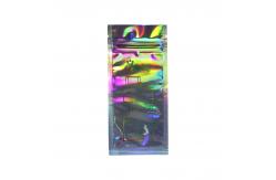 China Holographic 3 Side Seal Pouch 100mic - 140mic Custom For Snack Packaging supplier