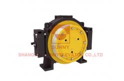 China Φ400 Block Brake PM Gearless Traction Machine For Passenger Elevator Use supplier