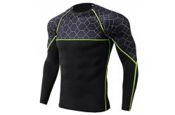 China Sublimation Printed Long Sleeve Surf Rash Guard High Quality Custom supplier