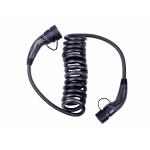 electric vehicle chargers 32amp 3 Phase 22KW IEC 62196-2 type 2 ev charging coiled cable for sale