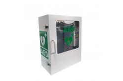 China IP45 Outdoor Heated AED Cabinet Waterproof With 9V 120db Alarm System supplier