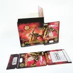 Insert Card Bullet Poseidon Slide Blister Packaging Box CMYK for sale