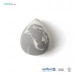 Gray White Poly Bag ODM Makeup Puff Sponge For Face