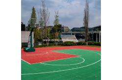 China Eco Friendly Interlocking Sports Tiles Plastic Floor Soundproof supplier