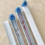 Iron 2FT, 4FT Led Tube Lamp holder Single T8 Tube Frame for T8 Tube Light for sale