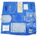 Disposable Sterile Urethral Catheter Kit With Foley Catheter Syringe Test Tube for sale