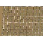 Galvanized Crimped Wire Mesh Solid Wrapped Edge Gin Plain Weave Mesh for sale