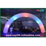 Inflatable Rainbow Arch 63cm DIA Nylon Cloth Inflatble Lighting Arch Way Gate For Decoration for sale