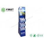 Recyclable Retail POP Floor Display Custom Logo Printed Cardboard Display Stand