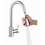 Zinc Alloy Polished Household Adjustable Kitchen Sink Faucets Tap for sale