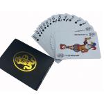 Matt Varnishing Black Core Paper CMYK 52 Playing Cards Printable for sale