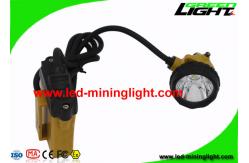 China Rechargeable 25000 Lux Coal Miners Headlamp With 4 Levels Lighting supplier