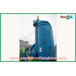 Toddler Bounce House Customized Blue PVC Inflatable Bounce House / Inflatable Slide