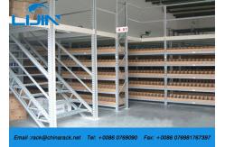 China Pallet Mezzanine Floor Racking System Q235B Cold Roll Steel Large Load Capacity supplier