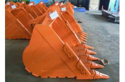 China 1.0 CBM Excavator Rock Bucket Hardox450 Ditch Cleaning Buckets supplier