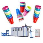 Fully Automatic Plastic Mug Making Machine with 720*300mm Forming Area and 5000kg Capacity for sale