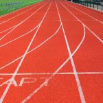 Rubberized Outdoor Running Track Flooring Multi Purpose Sports Areas for sale