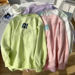OEM Simple Casual Oversized Pullover Sweatshirt Customized Color for sale