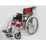 Easy To Carry Foldable Aluminum Manual Wheelchair With Flip Up Desk Armrest for sale