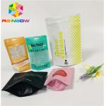 FDA Mylar Stand Up Zipper Pouch , k Sealed Plastic Bags With Hang Hole for sale