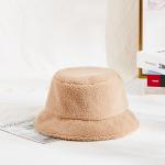 58cm  Warm Winter Plush Faux Mink Fur Bucket Hat