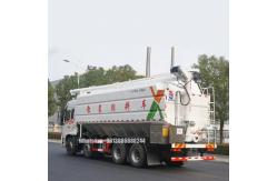 China White 46000 Liters Bulk-fodder  Bulk-materials Semitrailer   Bulk Cement Tanks supplier