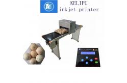 China Electric High Output Egg Inkjet Marking Machine With 1 - 4 Printing Lines supplier