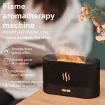 HOMEFISH ABS PP Flame Essential Oil Diffuser Humidifier 15-20ml/H
