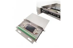 China Steel Sliding Fixed Sc FTTH Termination Box 12 Port 24 Port supplier