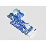 PVC Commercial Inflatable Obstacles Course Blue & White Customized for sale