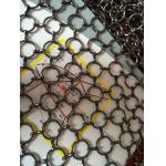 Metal Ring Wire Mesh Cabinet Panels 0.5-2m Width For Hotels , Villas for sale
