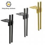 Black and Gold Furniture Metal Legs Custom-made Iron Metal Furniture Legs Modern Sofa Legs for sale