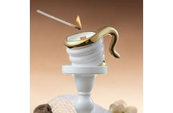 China Ready To Ship In Stock Express Shipping Ceramic Candle Holder With Customized Design supplier