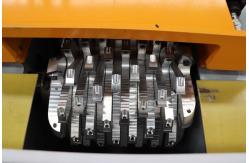 China Wood Pallet Notching Machine Automatic Double Head Notcher Groove Machine supplier