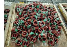 China 100uh 10a power common mode choke toroidal flat wire inductor supplier