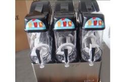 China 800W Snack Shop Granita / Margarita Slush machine with Three Tank 12L supplier