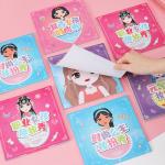 Changeover Childrens Sticker Books CMYK Make Up Stickers For Girls Children for sale