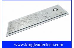 China Waterproof Kiosk Or Industrial Computer Keyboard With Flat Keys And Trackball supplier