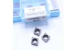 China Fracture Resistance Cermet Turning Tool Inserts Good Surface Smoothness CCMT09T304-1PP MC2010 supplier