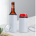 China 12oz Sublimation Stainless Steel Can Cooler For Slim Beer And Hard Seltzer Custom Double-Walled Stainless Steel Insulated Slim Cans for sale